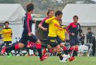 1本目38分、この日2点目のゴールを決める仙台MF奧埜(中央)(撮影・成田光季)