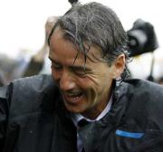 【パルマ-インテル】優勝を決めたインテルのマンチーニ監督(AP)
