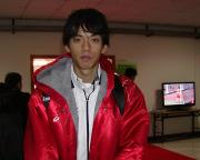 競技終了後ミックスゾーンでの醍醐直幸