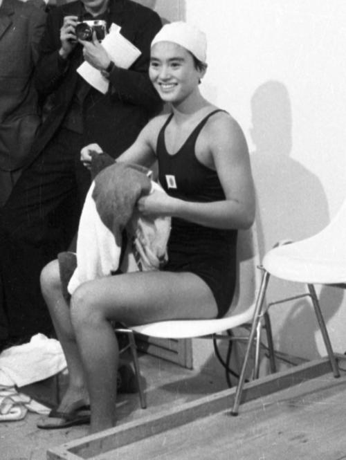 1964年東京五輪に出場したときの木原光知子さん