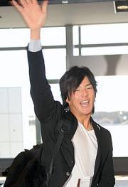 米ツアーに出発した石川(撮影・柴田隆二)