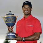 キャデラック選手権で優勝し、米ツアー今季２勝目を挙げたタイガー・ウッズ（ＡＰ）