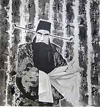 龍は大きくもなれる。小さくもなれる。玄徳と酒を酌み交わしながら、曹操は言い放った。李さん最高傑作の1つ