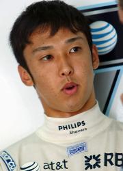 公式予選を終えて厳しい表情の中嶋一貴(共同)