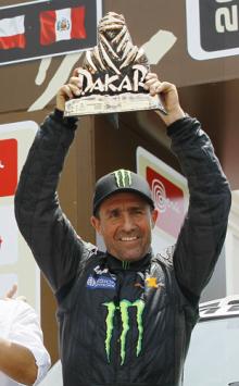 4度目の総合優勝を果たしたステファン・ペテランセル(AP=共同)