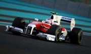 Ｆ１アブダビ・グランプリで６位の小林可夢偉（共同）