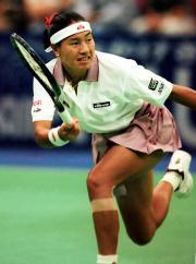 現役時代（９６年フェド杯）の伊達公子さん