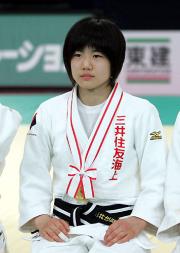 女子５２キロ級の代表に決まった中村美里（撮影・蔦林史峰）