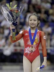日本女子43年ぶりの銅メダルに輝いた鶴見虹子(AP)
