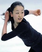 世界選手権を前に、公式練習で調整する浅田真央＝イエーテボリ（共同）