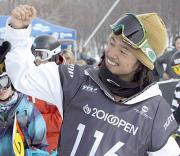 ＵＳオープンで優勝し笑顔を見せる国母（ＡＰ）