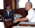 北京五輪カヌー代表の竹屋が山形県庁訪問 - スポーツニュース