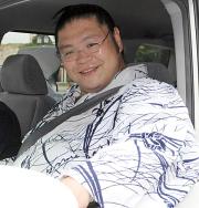 笑顔で引き揚げる栃乃洋(撮影・岡本肇)