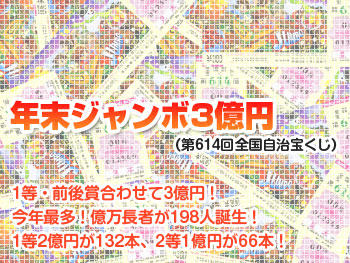 年末ジャンボ宝くじ