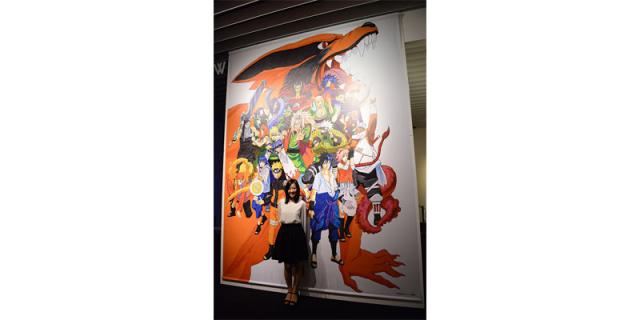 Naruto ナルト 展 へ3回 三橋玲子 帰ったらゲームしよっと ニッカンアミューズメント