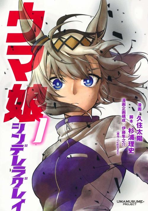ウマ娘 シンデレラグレイ 1巻の表紙画像 出典:Amazon