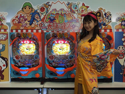 三洋物産の開催した「PAスーパー海物語IN JAPAN2 with 太鼓の達人」の内覧会