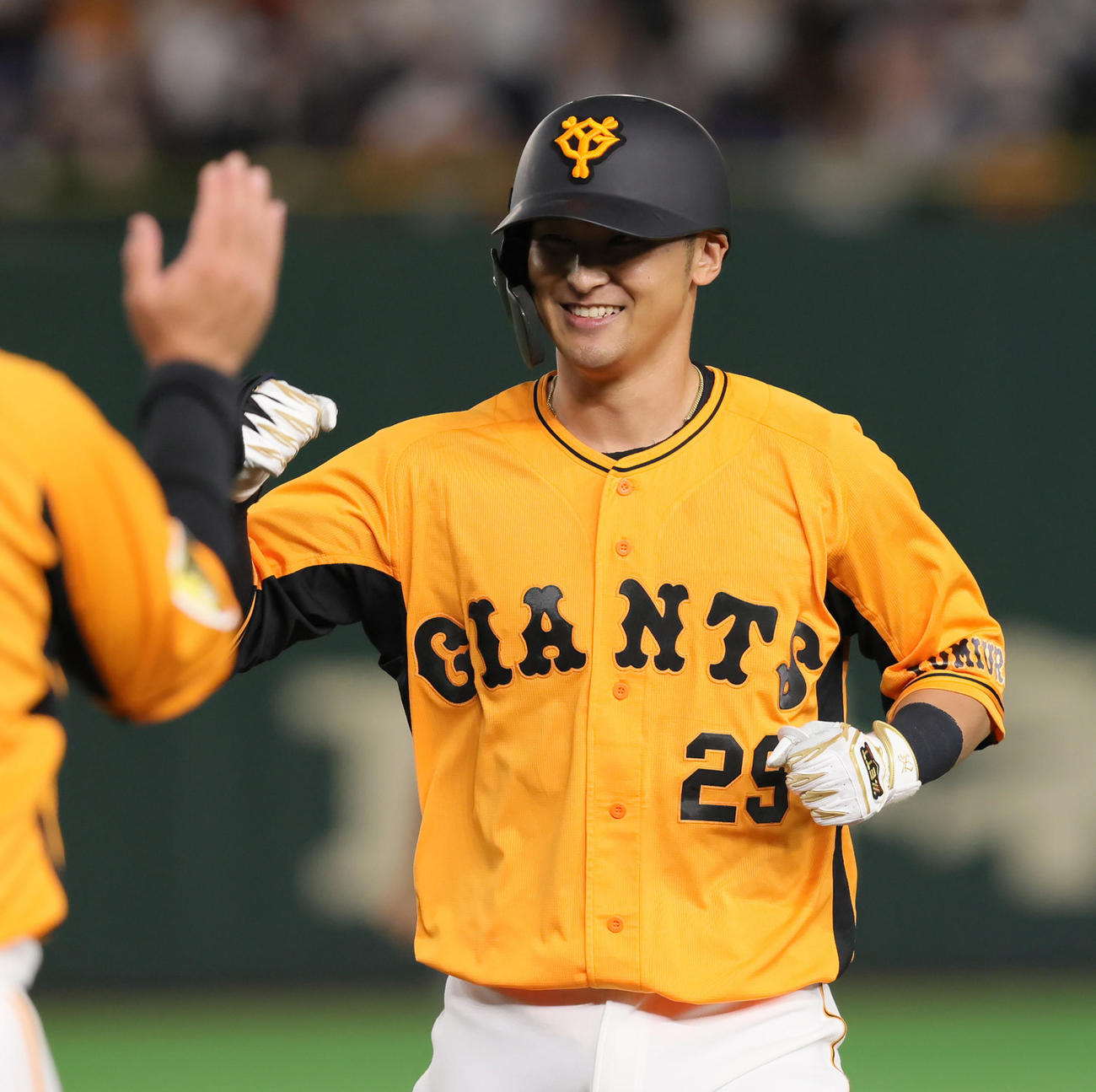 巨人吉川尚（21年4月撮影）