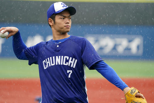 中日根尾昂（2021年5月19日撮影）
