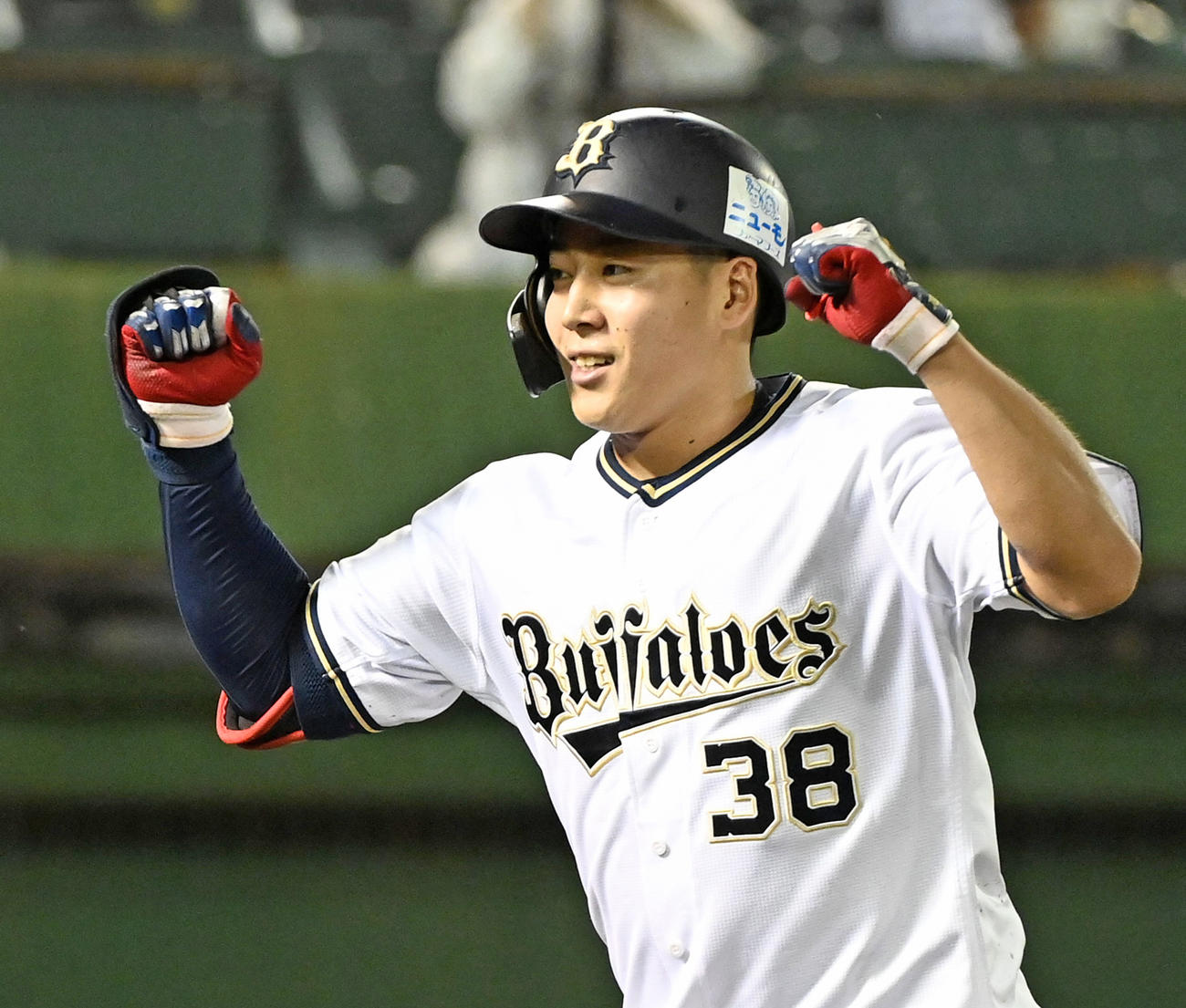 オリックス来田涼斗（2021年9月撮影）