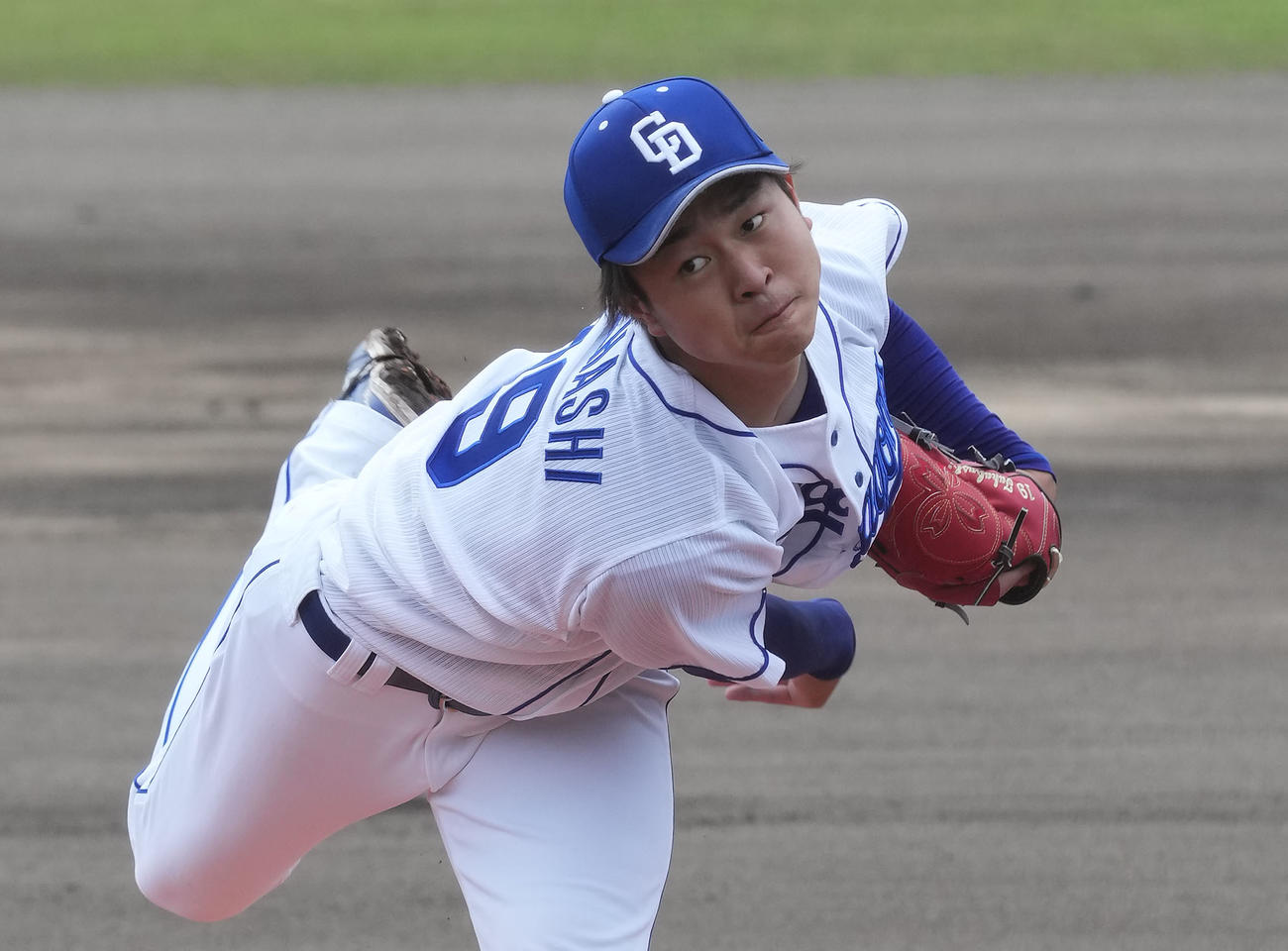 DeNA戦に先発した高橋宏（2022年2月19日撮影）