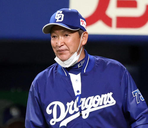 中日立浪和義監督（2022年3月16日撮影）