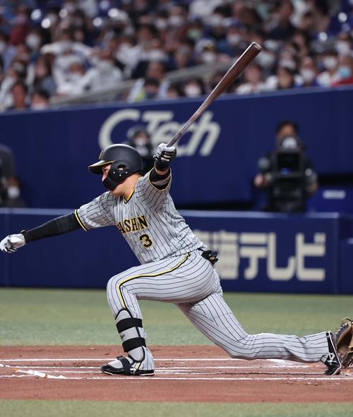中日対阪神　6回表阪神1死、大山は三ゴロに倒れる（撮影・上田博志）