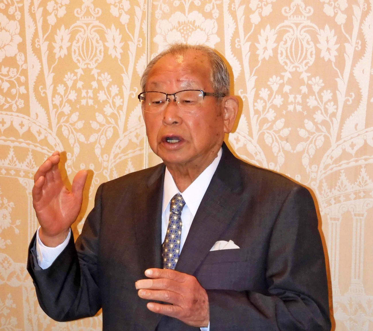 吉田義男氏（2020年1月21日撮影）