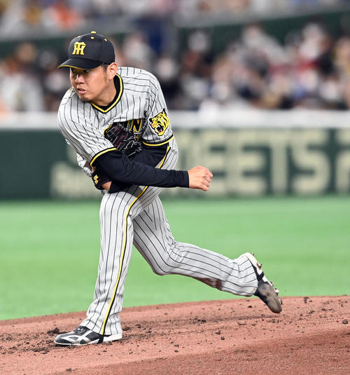 巨人対阪神　阪神の先発西勇（撮影・たえ見朱実）