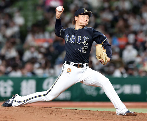 西武対オリックス　7回裏西武の攻撃で登板した阿部（撮影・浅見桂子）