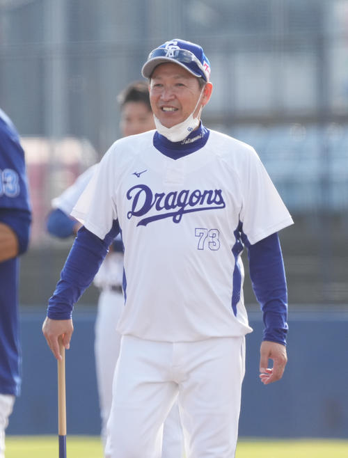 中日立浪和義監督（2022年10月23日撮影）