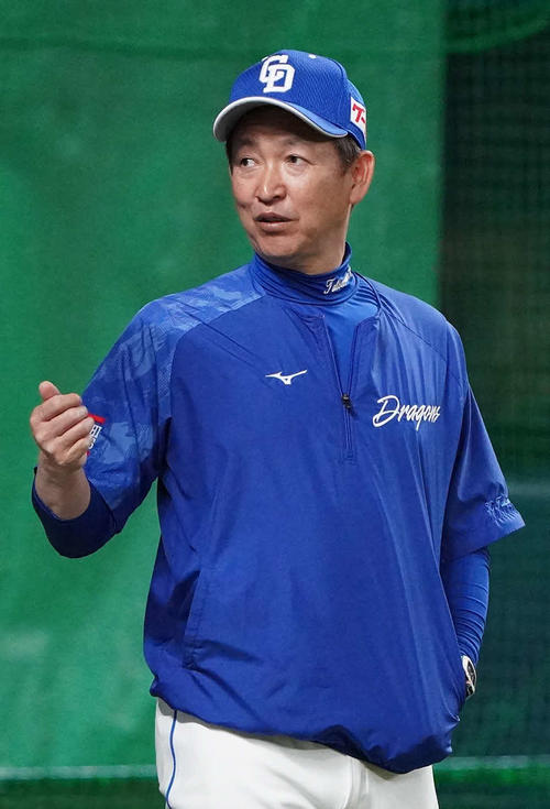 中日立浪和義監督（2023年5月撮影）