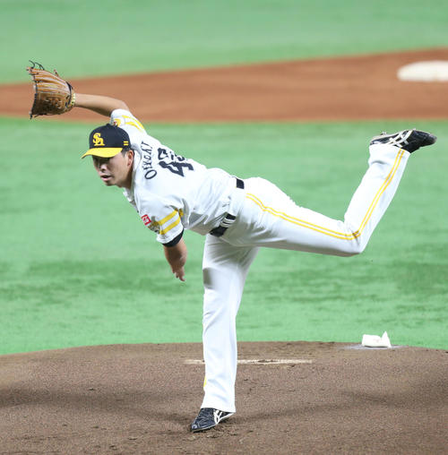 ソフトバンク大関友久（2023年10月撮影）