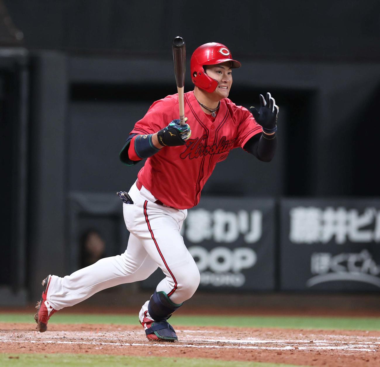 真っ先に頭に浮かんだ選手は広島田村俊介（2024年3月14日撮影）