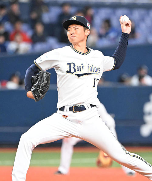 パの投手ではオリックス曽谷龍平に期待（2024年3月5日撮影）