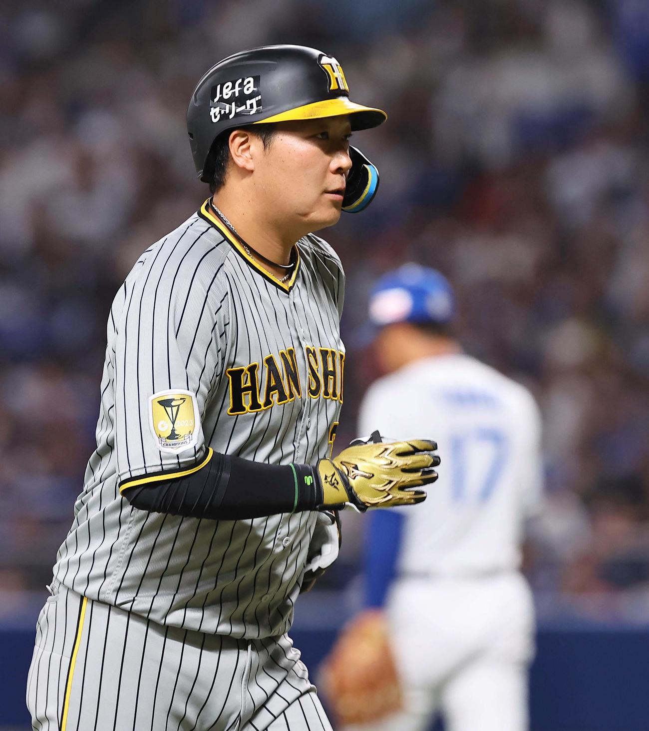中日対阪神　7回表阪神1死、大山は柳に中飛に打ち取られる（撮影・上田博志）