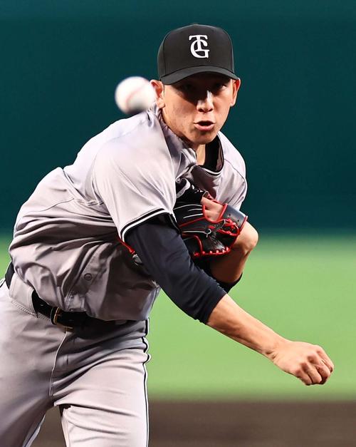阪神対巨人　巨人先発の戸郷（撮影・上田博志）