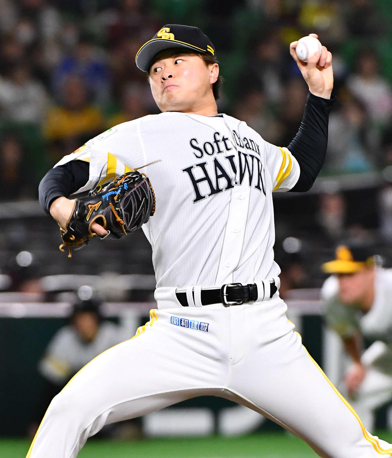 ソフトバンク前田純（2025年3月19日撮影）
