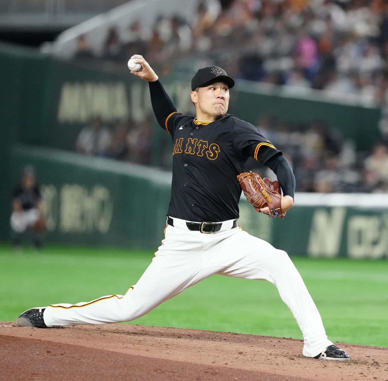 巨人対DeNA　巨人先発の田中将（撮影・江口和貴）