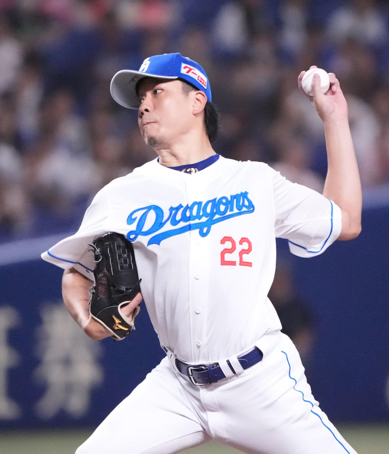 中日大野雄大（2025年8月撮影）