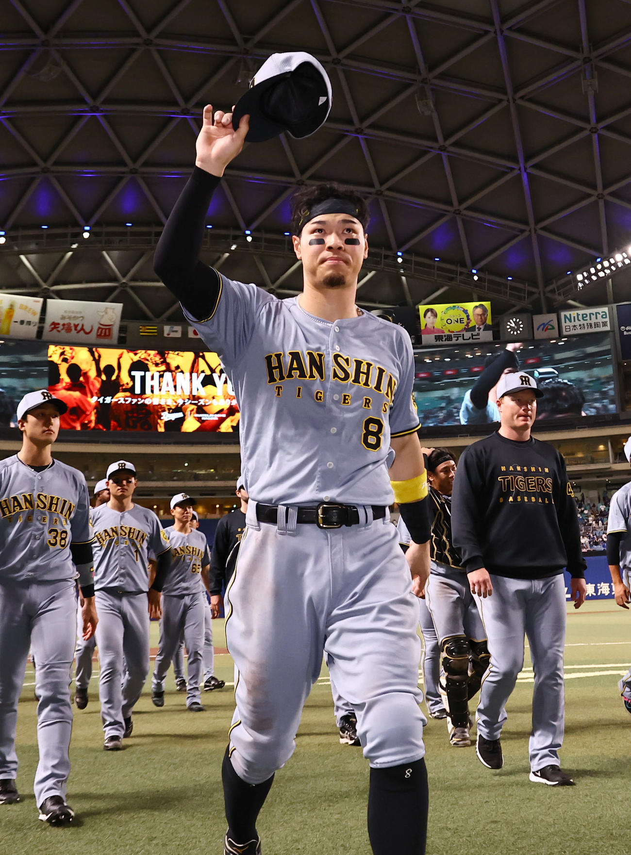 阪神佐藤輝明（2025年9月4日撮影）