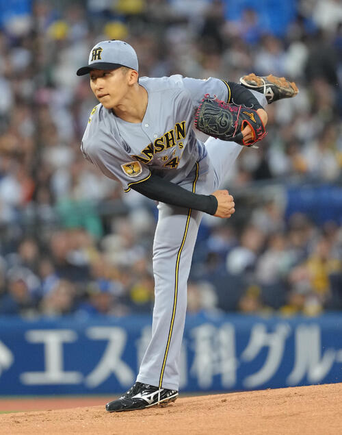 DeNA対阪神　阪神先発の茨木秀俊（撮影・足立雅史）