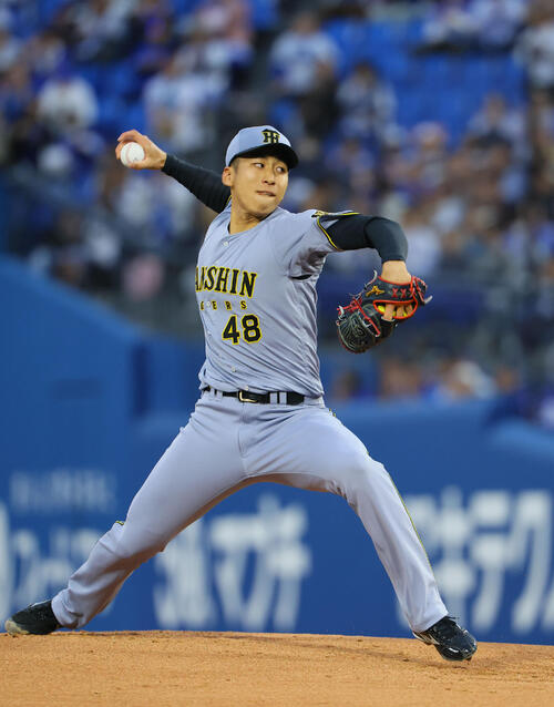 DeNA対阪神　阪神先発の茨木秀俊（撮影・藤尾明華）