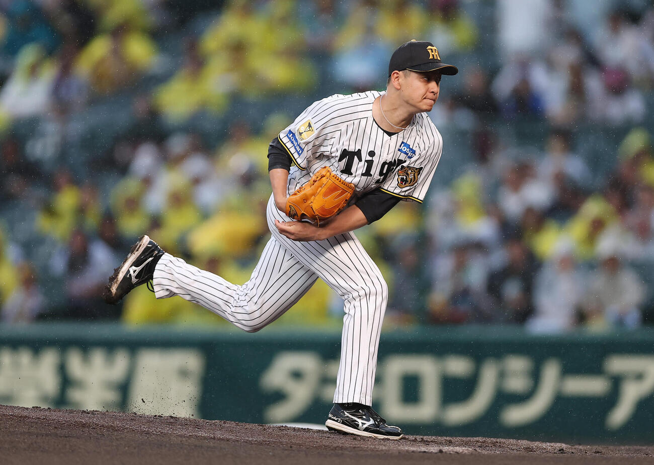 阪神対日本ハム　力投する阪神先発の大竹耕太郎（撮影・前田充）