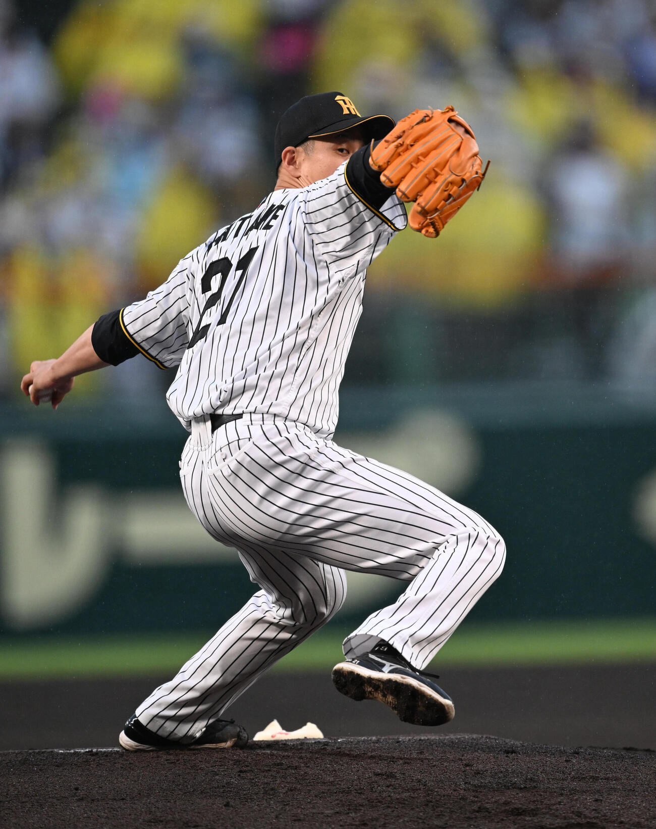 阪神対日本ハム　先発する阪神大竹耕太郎（撮影・和賀正仁）