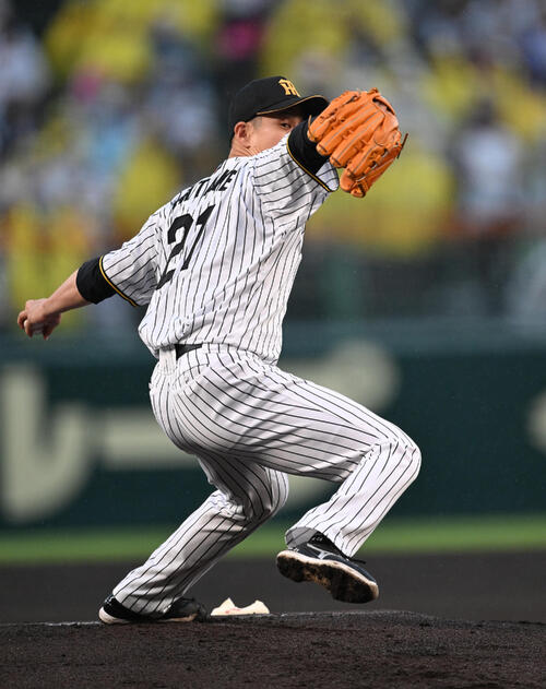 阪神対日本ハム　先発する阪神大竹耕太郎（撮影・和賀正仁）