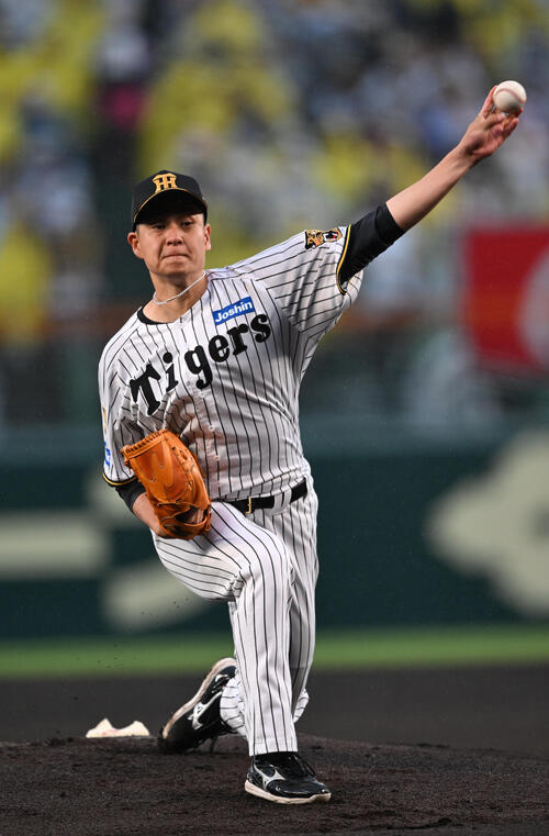 阪神対日本ハム　先発する阪神大竹耕太郎（撮影・和賀正仁）