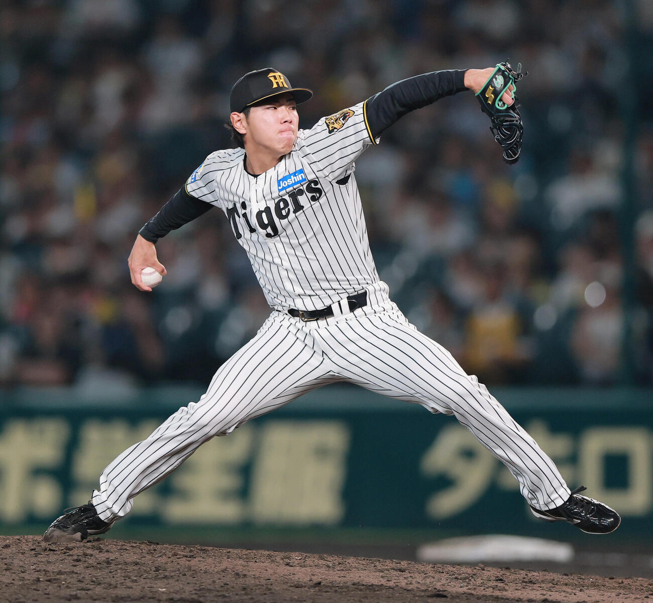 阪神対日本ハム　9回表に登板する阪神工藤泰成（撮影・上山淳一）