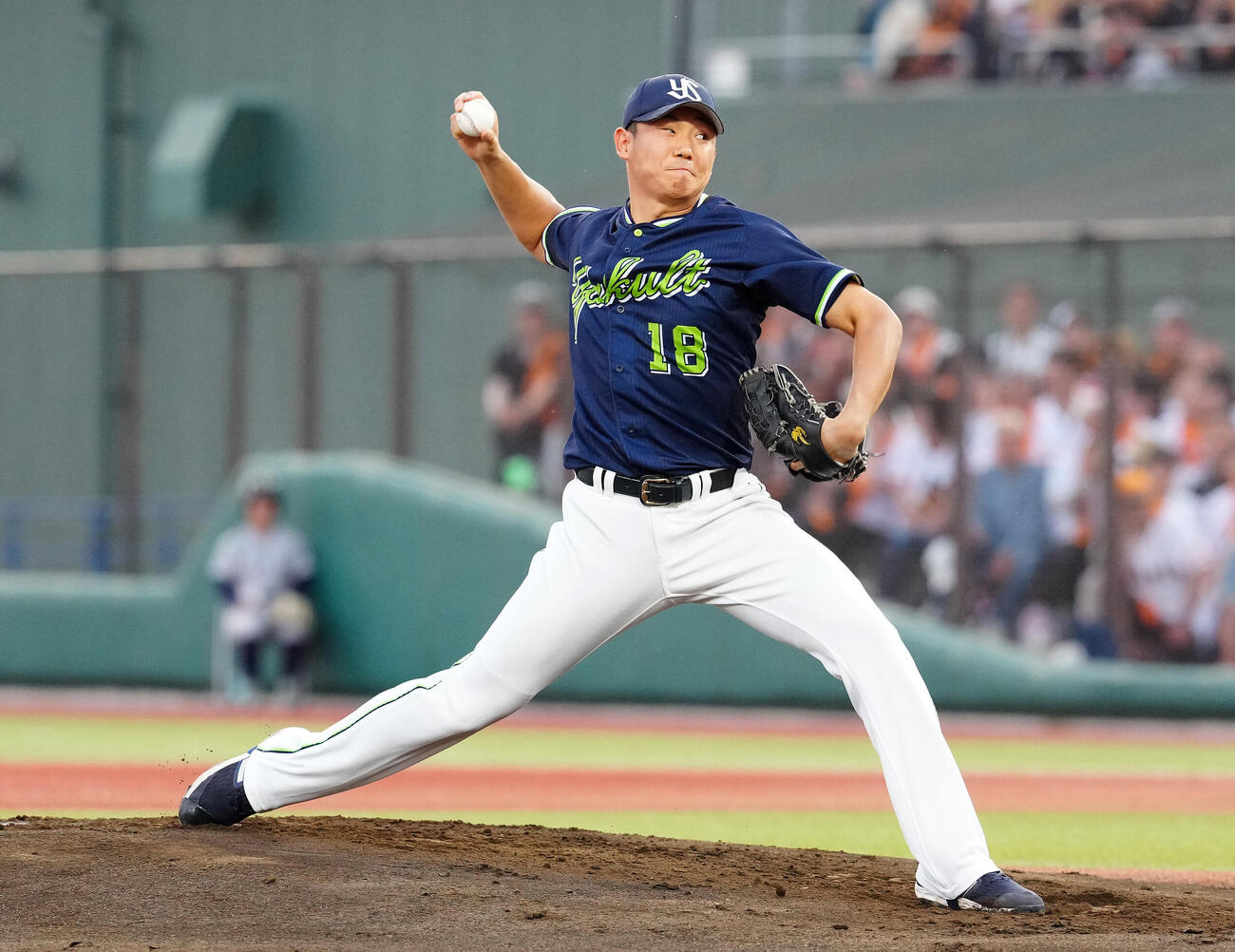 巨人対ヤクルト　ヤクルト先発の奥川恭伸（撮影・江口和貴）