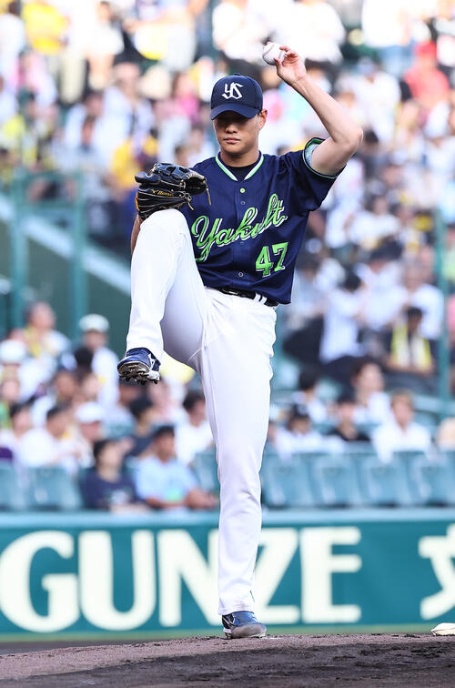 阪神対ヤクルト　ヤクルト先発の高橋奎二（撮影・上田博志）
